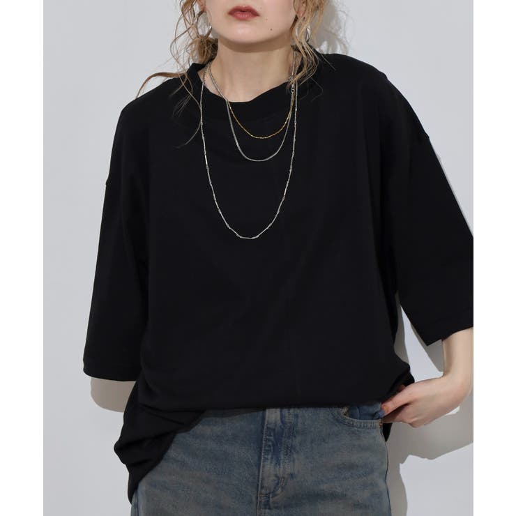 オーバーサイズコットンパネルTシャツ レディース 大きいサイズ | JungleJalopy | 詳細画像26 