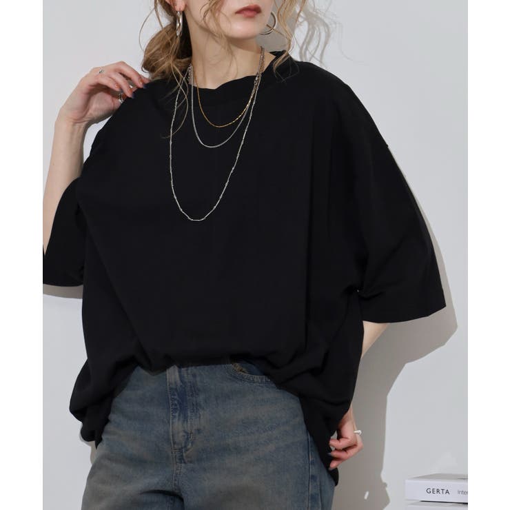 オーバーサイズコットンパネルTシャツ レディース 大きいサイズ | JungleJalopy | 詳細画像27 