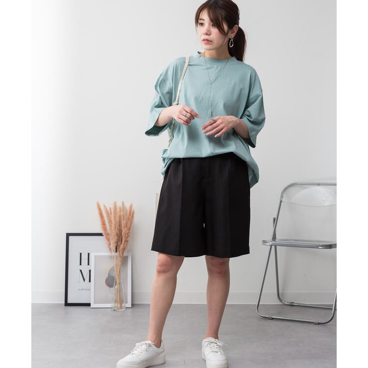 オーバーサイズコットンパネルTシャツ レディース 大きいサイズ | JungleJalopy | 詳細画像40 