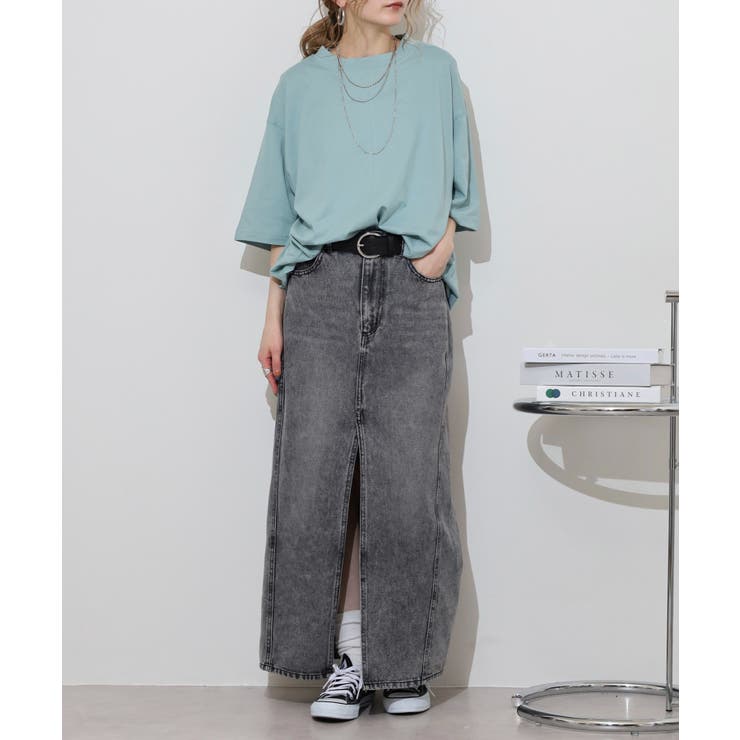 オーバーサイズコットンパネルTシャツ レディース 大きいサイズ | JungleJalopy | 詳細画像47 