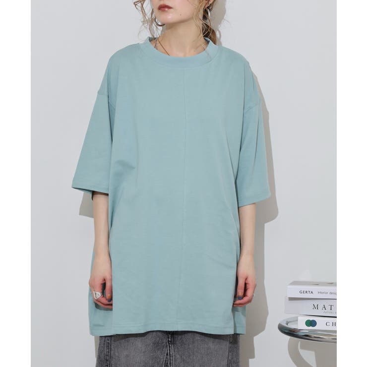 オーバーサイズコットンパネルTシャツ レディース 大きいサイズ | JungleJalopy | 詳細画像51 