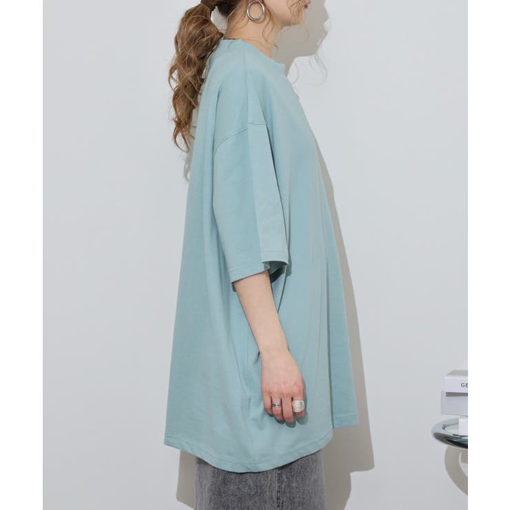 オーバーサイズコットンパネルTシャツ レディース 大きいサイズ | JungleJalopy | 詳細画像52 