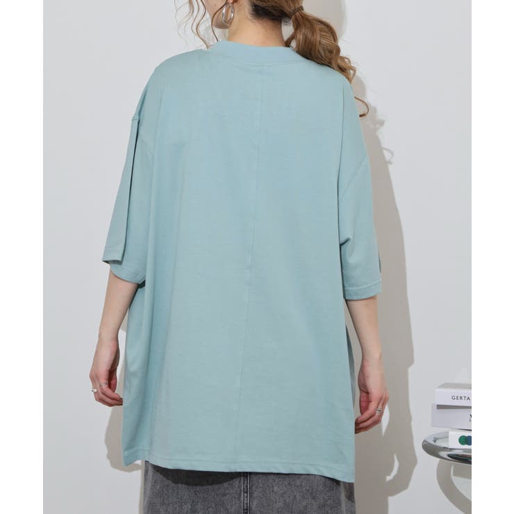 オーバーサイズコットンパネルTシャツ レディース 大きいサイズ | JungleJalopy | 詳細画像53 