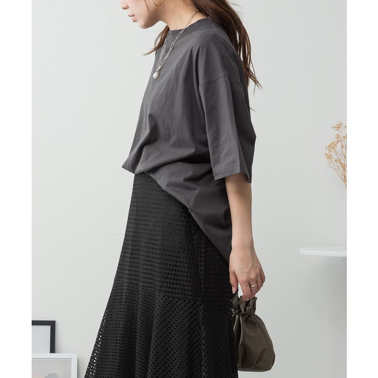 オーバーサイズコットンパネルTシャツ レディース 大きいサイズ | JungleJalopy | 詳細画像60 