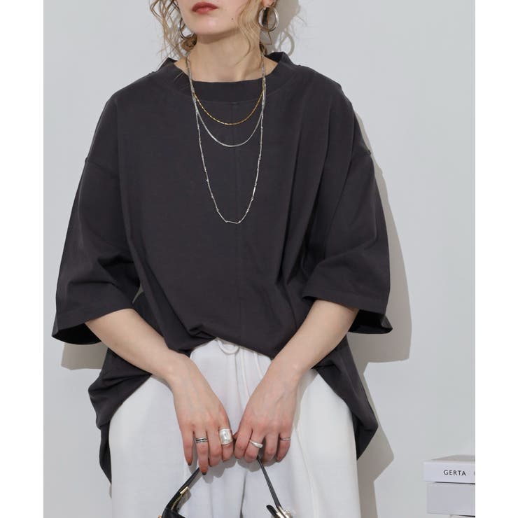 オーバーサイズコットンパネルTシャツ レディース 大きいサイズ | JungleJalopy | 詳細画像72 