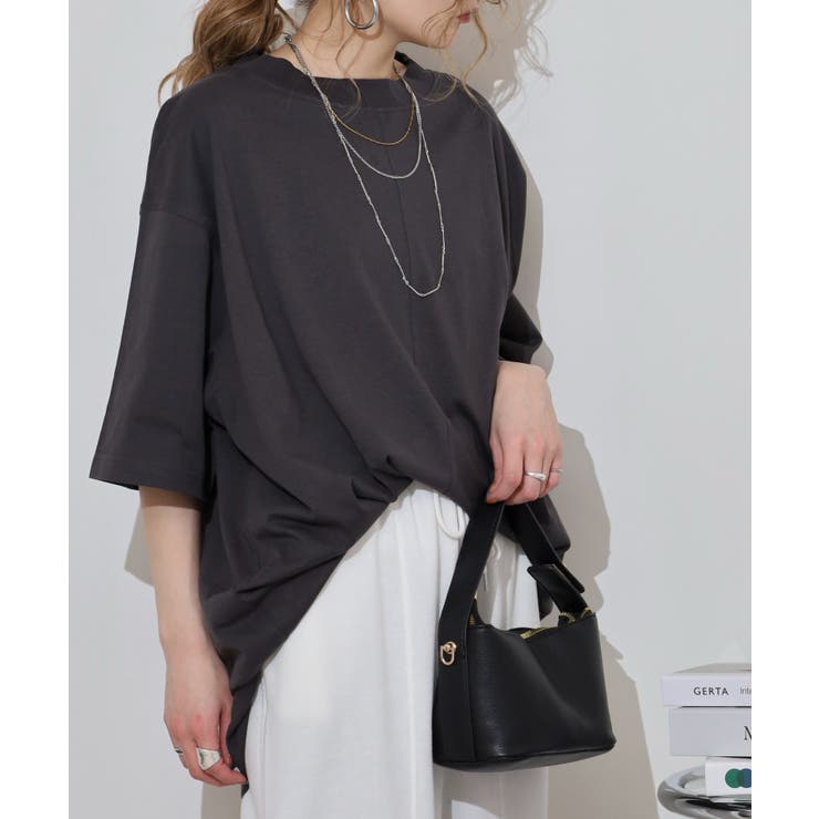 オーバーサイズコットンパネルTシャツ レディース 大きいサイズ | JungleJalopy | 詳細画像73 