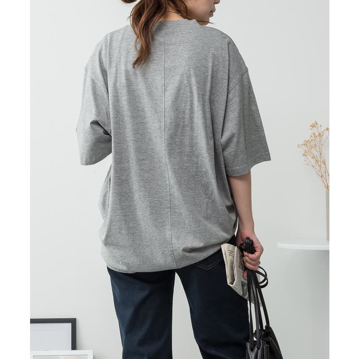 オーバーサイズコットンパネルTシャツ レディース 大きいサイズ | JungleJalopy | 詳細画像81 