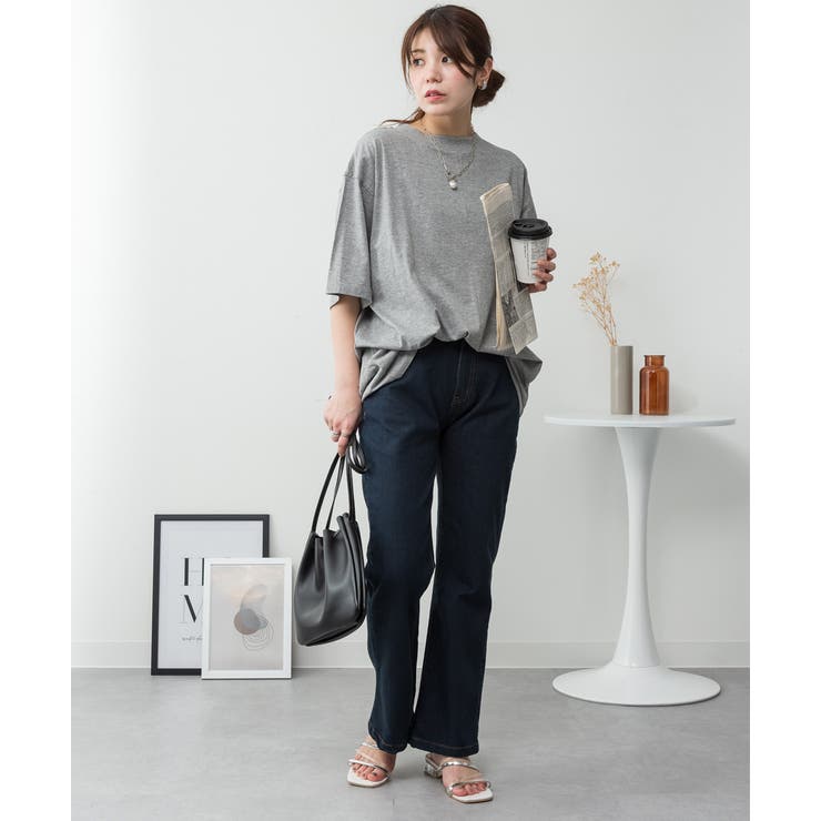 オーバーサイズコットンパネルTシャツ レディース 大きいサイズ | JungleJalopy | 詳細画像82 