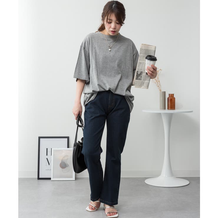 オーバーサイズコットンパネルTシャツ レディース 大きいサイズ | JungleJalopy | 詳細画像83 