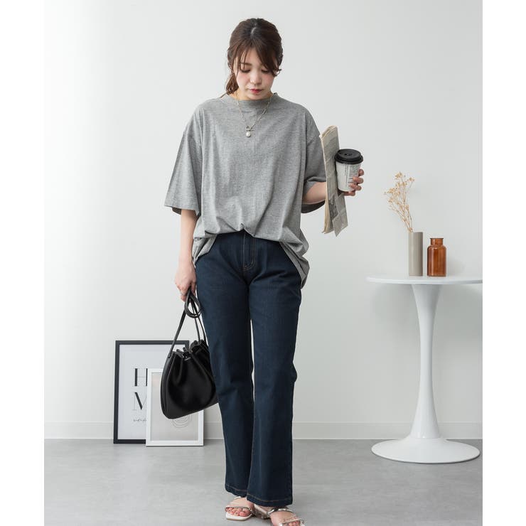 オーバーサイズコットンパネルTシャツ レディース 大きいサイズ | JungleJalopy | 詳細画像84 