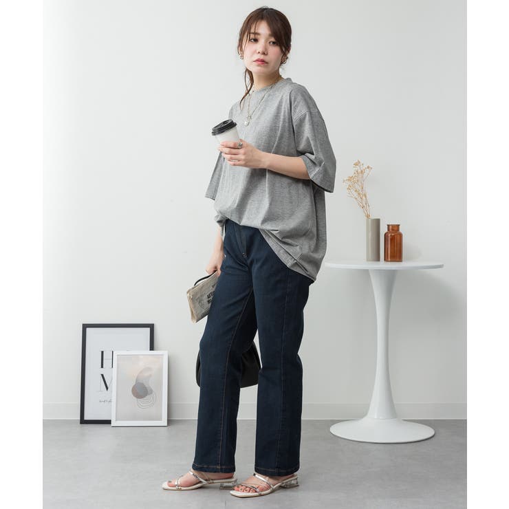 オーバーサイズコットンパネルTシャツ レディース 大きいサイズ | JungleJalopy | 詳細画像85 