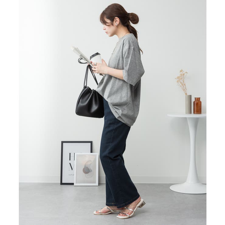 オーバーサイズコットンパネルTシャツ レディース 大きいサイズ | JungleJalopy | 詳細画像86 