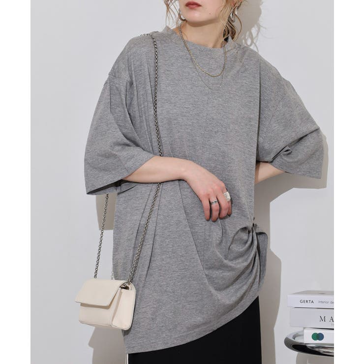 オーバーサイズコットンパネルTシャツ レディース 大きいサイズ | JungleJalopy | 詳細画像90 