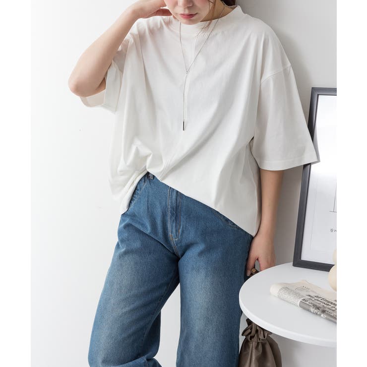 オーバーサイズコットンパネルTシャツ レディース 大きいサイズ | JungleJalopy | 詳細画像99 