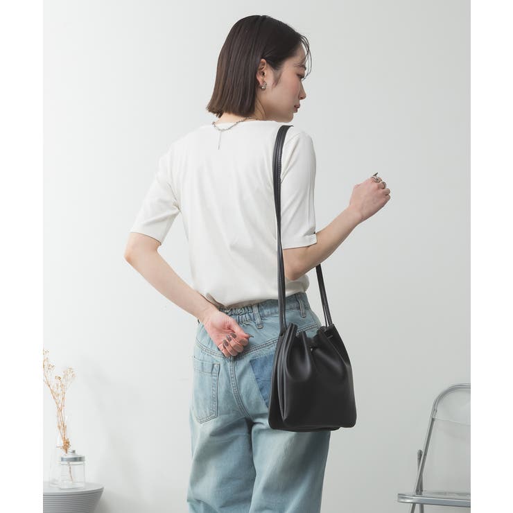 キーネックコットン5分袖トップ レディース 大きいサイズ | JungleJalopy | 詳細画像20 