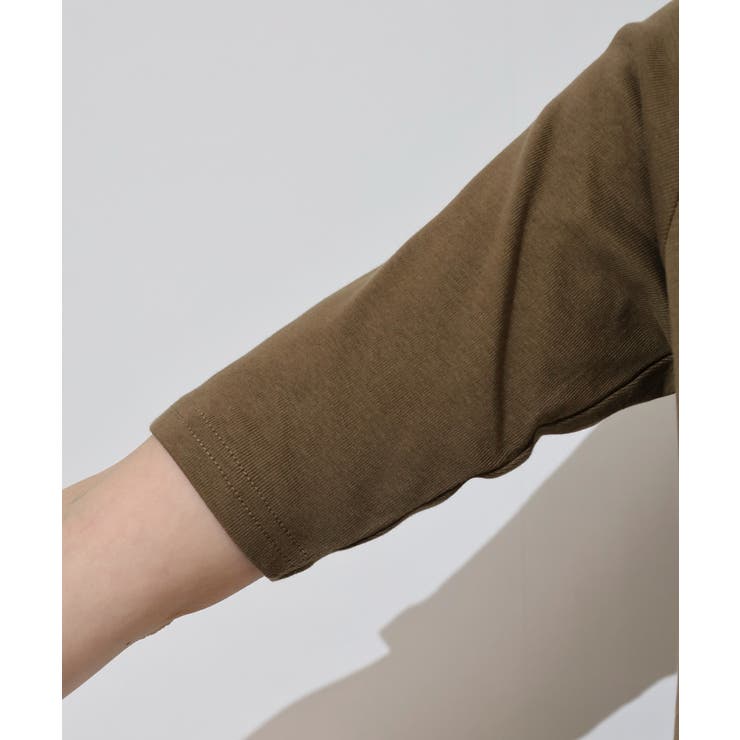 キーネックコットン5分袖トップ レディース 大きいサイズ | JungleJalopy | 詳細画像79 