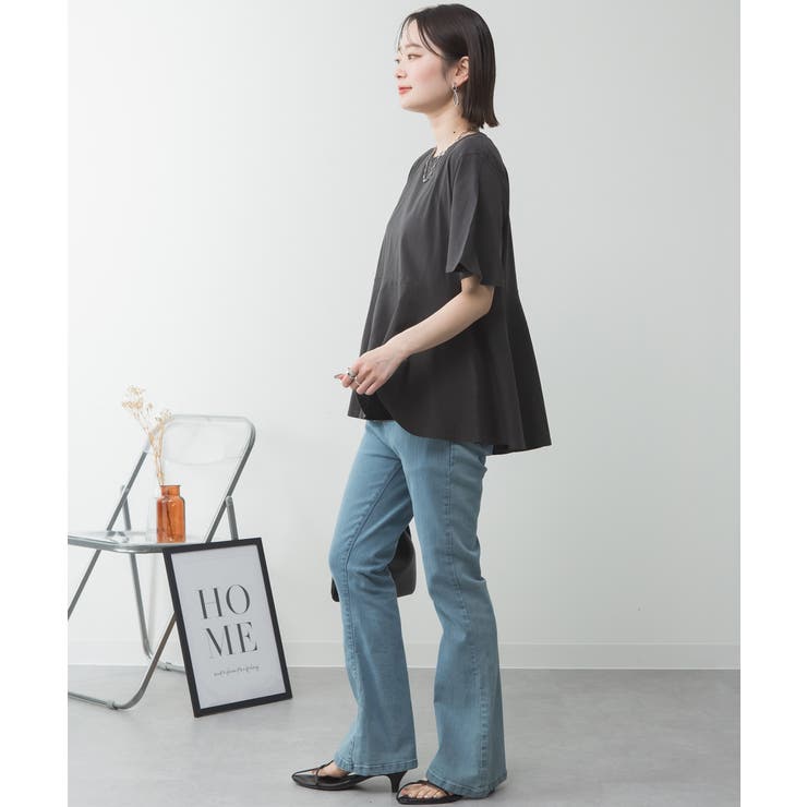 フレアヘムショートスリーブシャツ 大きいサイズ レディース | JungleJalopy | 詳細画像69 