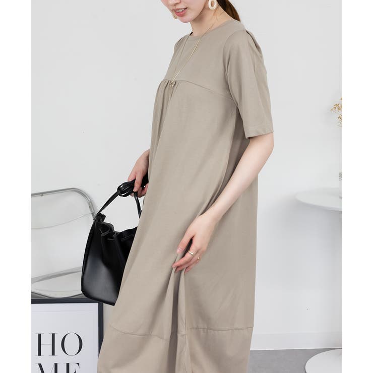 半袖バルーンロングワンピース レディース 大きいサイズ | JungleJalopy | 詳細画像15 