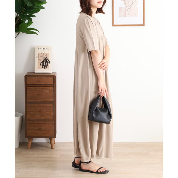 半袖バルーンロングワンピース レディース 大きいサイズ | JungleJalopy | 詳細画像23 