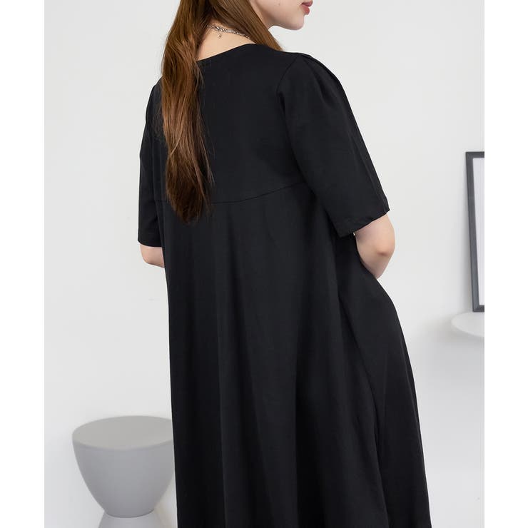 半袖バルーンロングワンピース レディース 大きいサイズ | JungleJalopy | 詳細画像52 