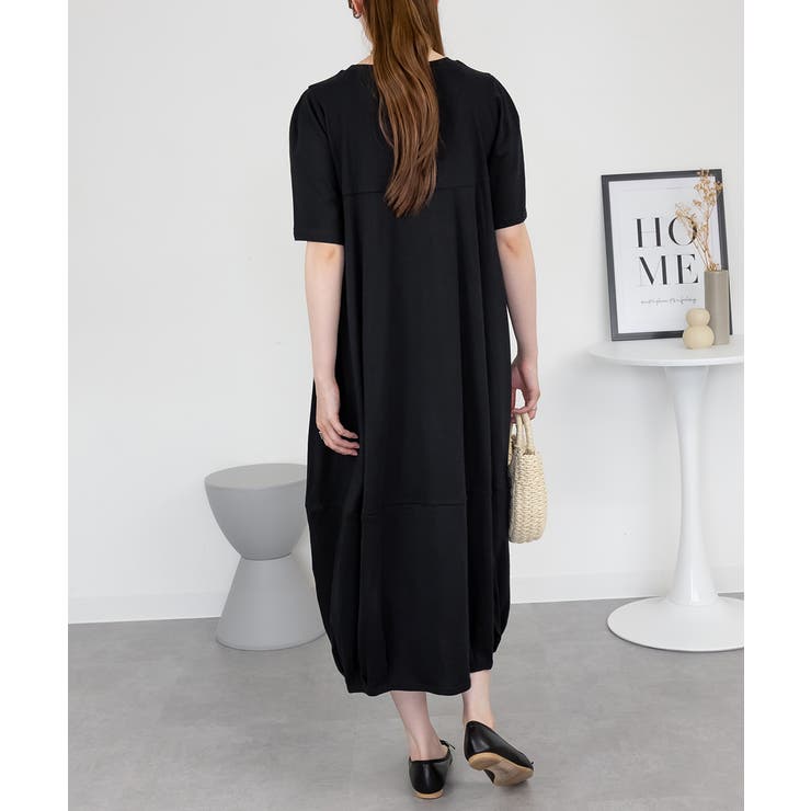 半袖バルーンロングワンピース レディース 大きいサイズ | JungleJalopy | 詳細画像57 