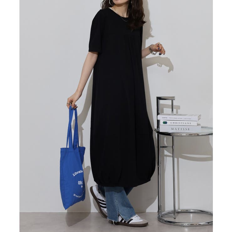 半袖バルーンロングワンピース レディース 大きいサイズ | JungleJalopy | 詳細画像58 