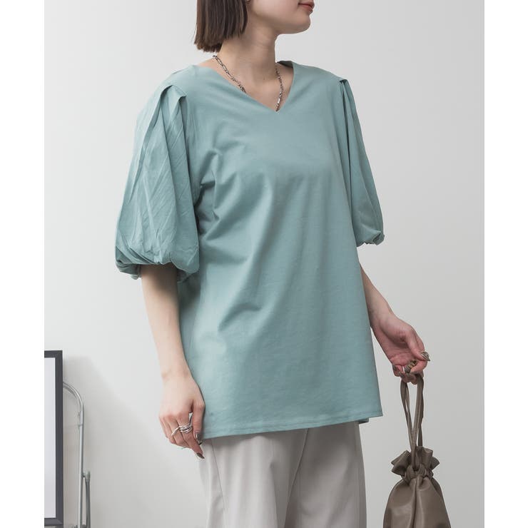 コットンパフスリーブTシャツ 大きいサイズ 半袖 | JungleJalopy | 詳細画像24 