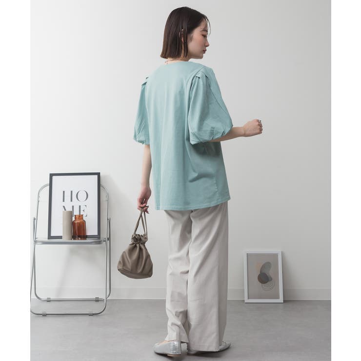 コットンパフスリーブTシャツ 大きいサイズ 半袖 | JungleJalopy | 詳細画像31 