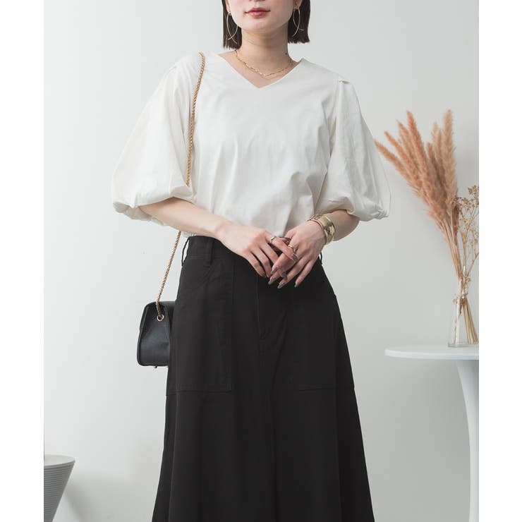 コットンパフスリーブTシャツ 大きいサイズ 半袖 | JungleJalopy | 詳細画像4 