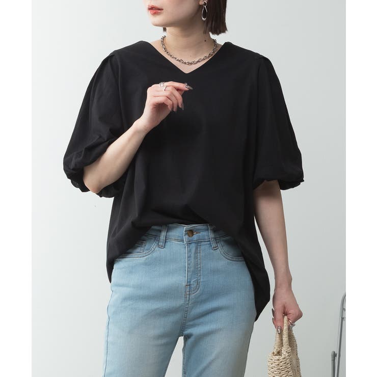 コットンパフスリーブTシャツ 大きいサイズ 半袖 | JungleJalopy | 詳細画像43 