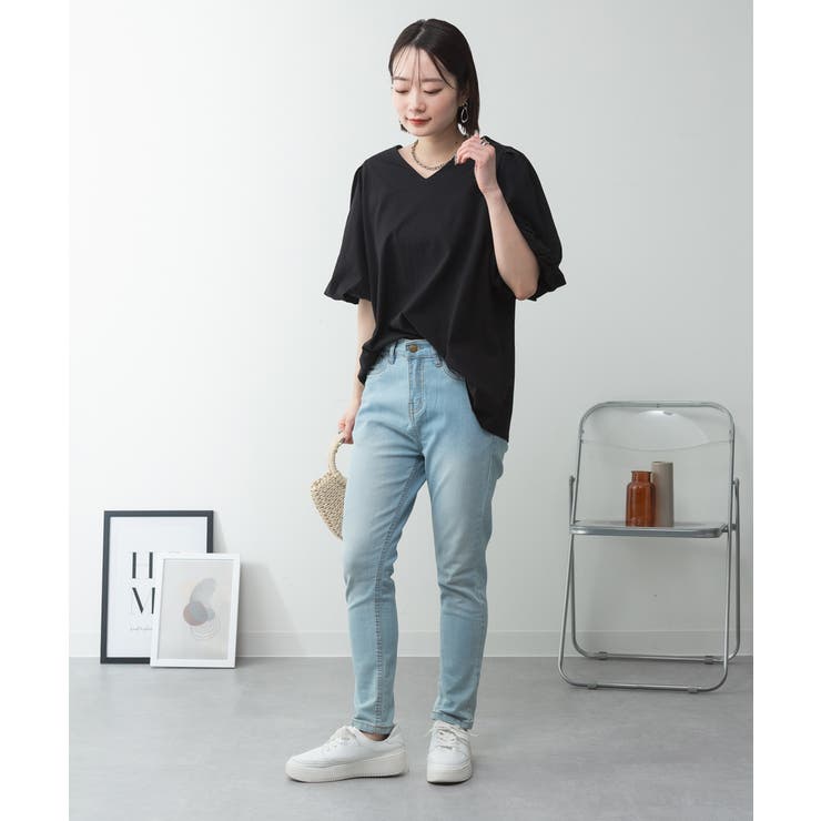 コットンパフスリーブTシャツ 大きいサイズ 半袖 | JungleJalopy | 詳細画像48 