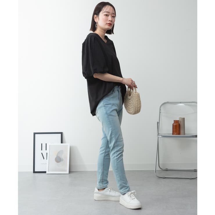 コットンパフスリーブTシャツ 大きいサイズ 半袖 | JungleJalopy | 詳細画像49 