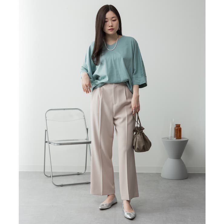 Vネック 7分袖 ドルマンTシャツ | JungleJalopy | 詳細画像20 