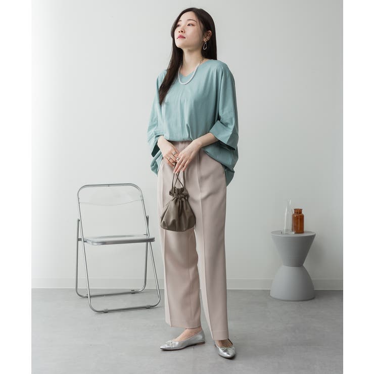 Vネック 7分袖 ドルマンTシャツ | JungleJalopy | 詳細画像23 