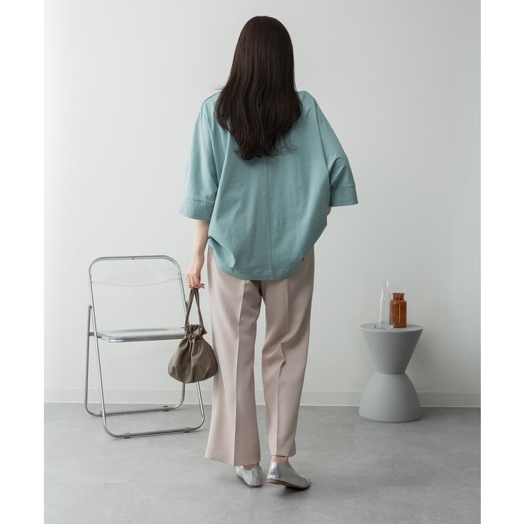 Vネック 7分袖 ドルマンTシャツ | JungleJalopy | 詳細画像24 