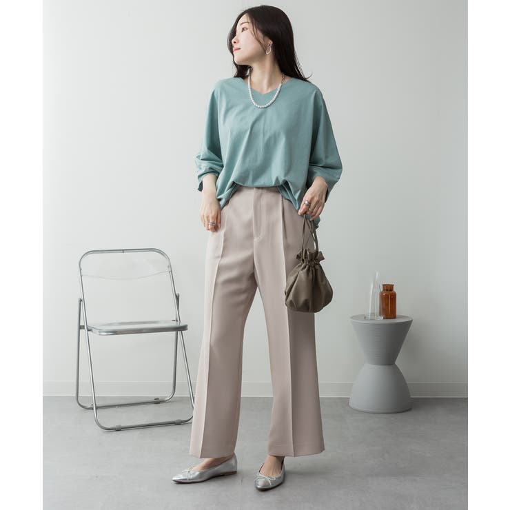 Vネック 7分袖 ドルマンTシャツ | JungleJalopy | 詳細画像27 