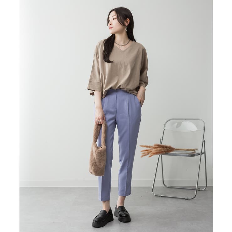 Vネック 7分袖 ドルマンTシャツ | JungleJalopy | 詳細画像42 