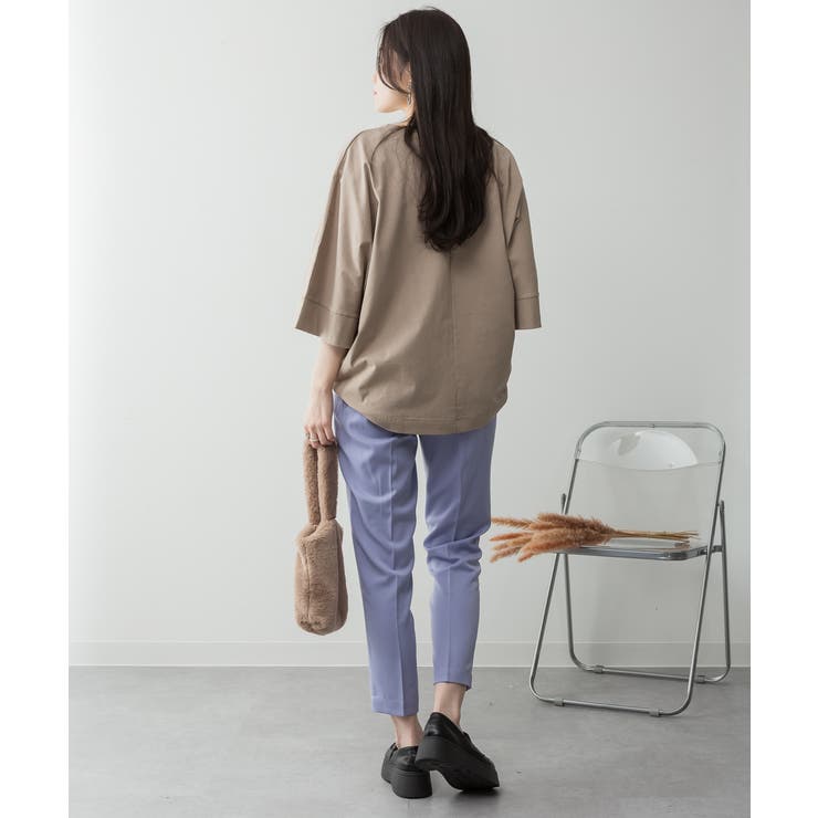 Vネック 7分袖 ドルマンTシャツ | JungleJalopy | 詳細画像43 