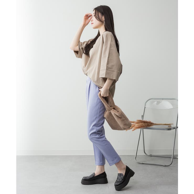 Vネック 7分袖 ドルマンTシャツ | JungleJalopy | 詳細画像46 