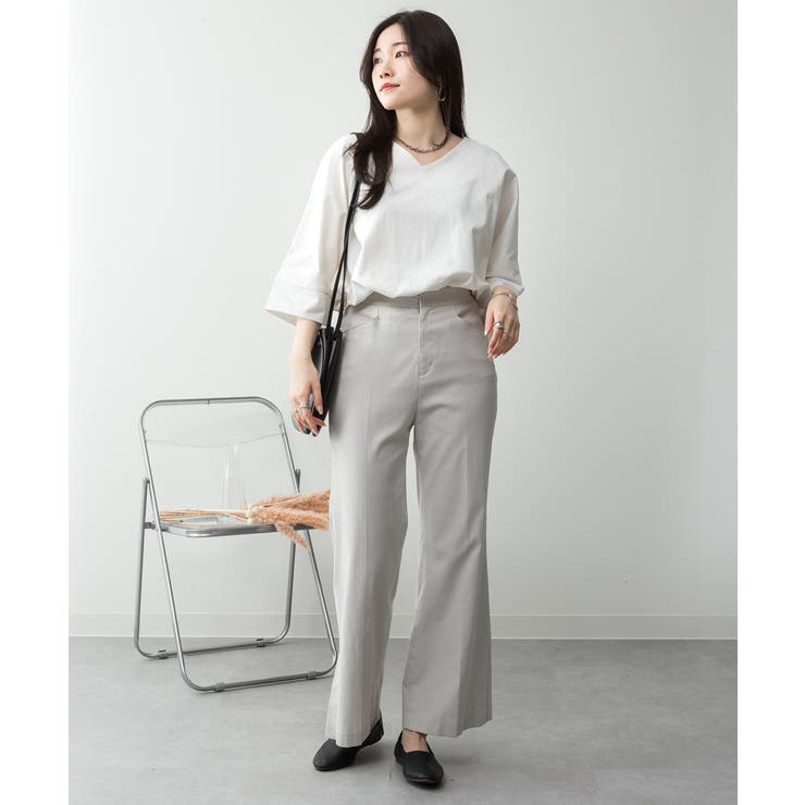 Vネック 7分袖 ドルマンTシャツ | JungleJalopy | 詳細画像58 