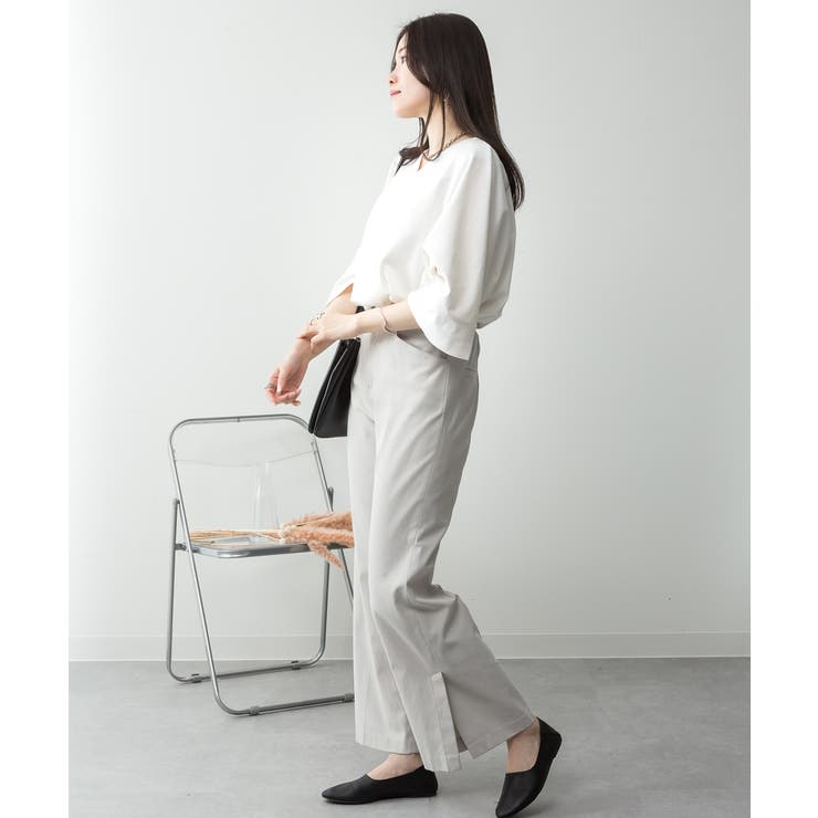 Vネック 7分袖 ドルマンTシャツ | JungleJalopy | 詳細画像65 