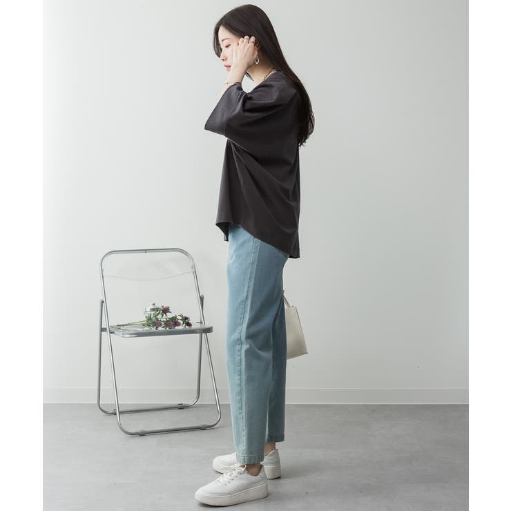 Vネック 7分袖 ドルマンTシャツ | JungleJalopy | 詳細画像83 