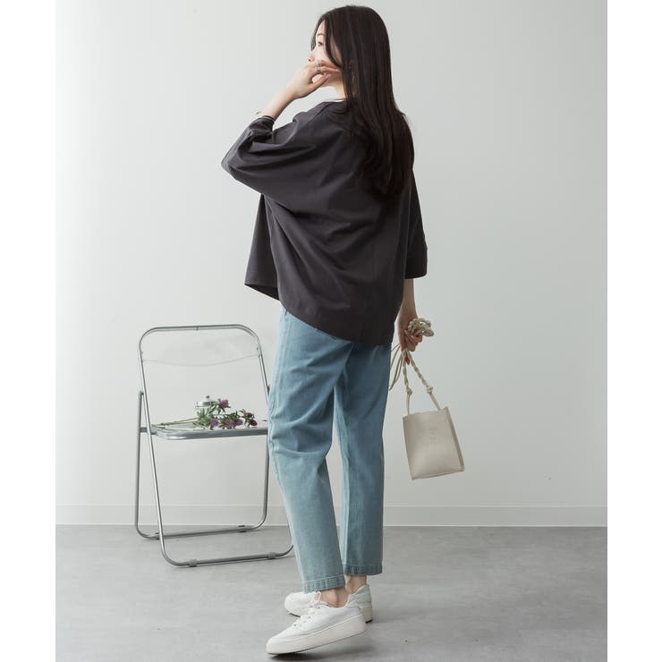 Vネック 7分袖 ドルマンTシャツ | JungleJalopy | 詳細画像84 