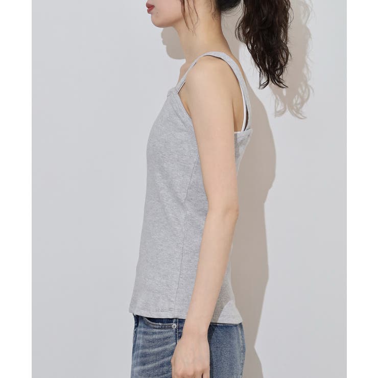 2x2リブチューブ キャミソール 大きいサイズ | JungleJalopy | 詳細画像92 