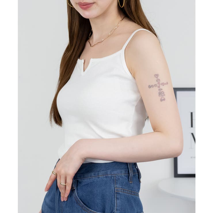 キーネックキャミソール インナー 綿100% | JungleJalopy | 詳細画像15 