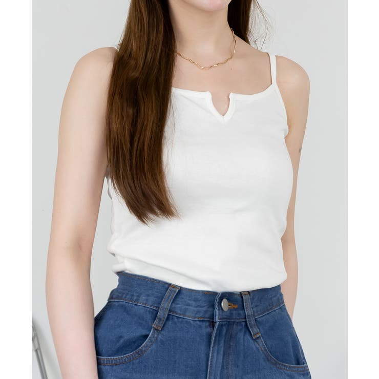 キーネックキャミソール インナー 綿100% | JungleJalopy | 詳細画像16 