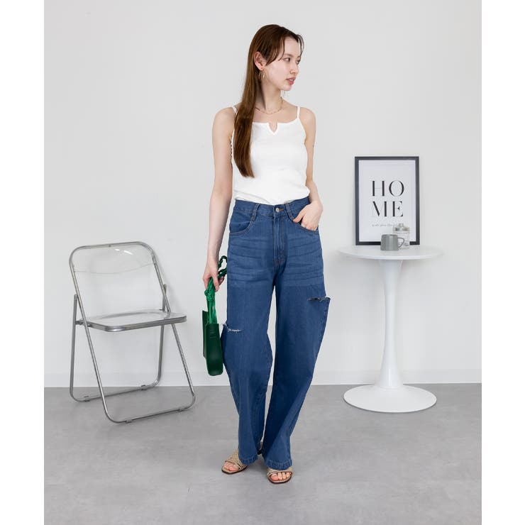 キーネックキャミソール インナー 綿100% | JungleJalopy | 詳細画像24 