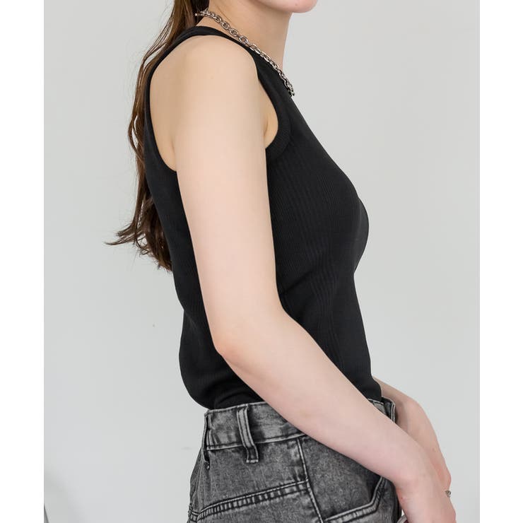 ランダムリブ アメリカンスリーブタンクトップ レディース 大きいサイズ | JungleJalopy | 詳細画像19 