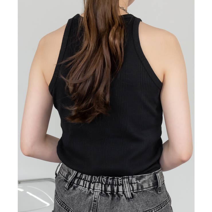 ランダムリブ アメリカンスリーブタンクトップ レディース 大きいサイズ | JungleJalopy | 詳細画像20 