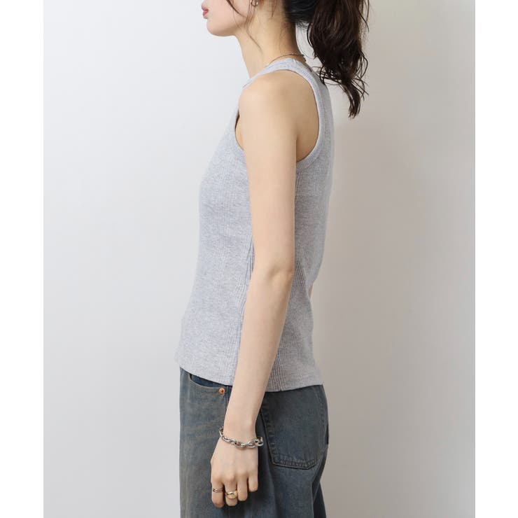 ランダムリブ アメリカンスリーブタンクトップ レディース 大きいサイズ | JungleJalopy | 詳細画像32 